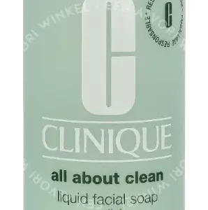 Clinique Liquid Facial Soap - Mild 200ml Dry Combination - All About Clean verpakking
