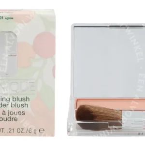 Clinique Blushing Blush Powder Blush 6g #101 Aglow fles en verpakking