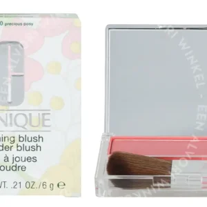 Clinique Blushing Blush Powder Blush 6g #110 Precious Posy fles en verpakking