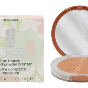 Clinique True Bronze Pressed Powder Bronzer 9.6g #02 Sunkissed fles en verpakking