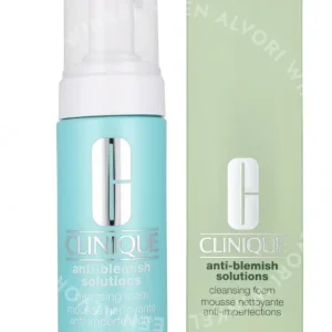 Clinique Anti-Blemish Solutions Cleansing Foam 125ml All Skin Types fles en verpakking