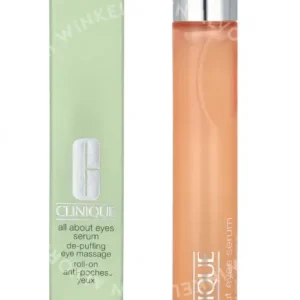 Clinique All About Eyes Serum Eye Massage Roll-On 15ml  fles en verpakking
