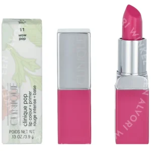Clinique Pop Lip Colour & Primer 3.9g #11 Wow Pop fles en verpakking