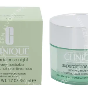 Clinique Superdefense Night Recovery Moisturizer 50ml Very Dry to Dry Combination 1