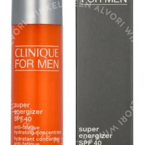 Clinique For Men Super Energizer SPF40 Anti-Fatigue Hydrating Concentrate 48ml fles en verpakking