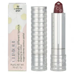 Clinique Dramatically Different Lipstick 3g #50 A Different Grape fles en verpakking