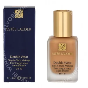 E.Lauder Double Wear Stay In Place Makeup SPF10 30ml 4W1 Honey Bronze fles en verpakking