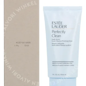 E.Lauder Perfectly Clean Foam Cleanser/Purifying Mask 150ml Normal/Combination Skin fles en verpakking