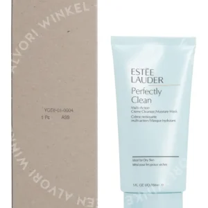 E.Lauder Perfectly Clean Creme Cleanser/Moisture Mask 150ml Dry Skin fles en verpakking