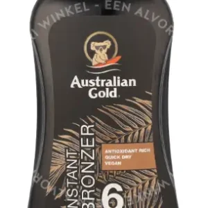 Australian Gold Spray Gel Instant Bronzer SPF6 237ml  fles