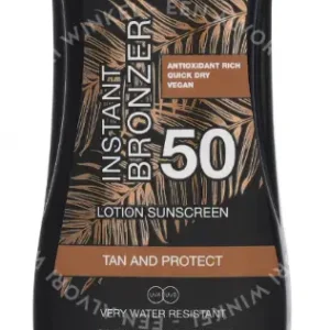 Australian Gold Instant Bronzer Lotion Sunscreen SPF50 237ml  fles