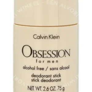 Calvin Klein Obsession For Men Deo Stick 75ml Alcohol Free verpakking