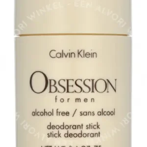 Calvin Klein Obsession For Men Deo Stick 75ml Alcohol Free fles