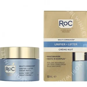 RoC Multi Correxion Even Tone & Lift Night Cream 50ml  fles en verpakking