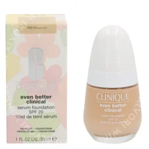 Clinique Even Better Clinical Serum Foundation SPF20 30ml WN04 Bone fles en verpakking
