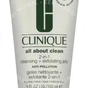 Clinique All About Clean 2-In-1 Cleansing +Exfoliating Jelly 150ml All Skin Types fles