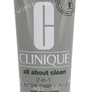 Clinique All About Clean 2-In-1 Charcoal Mask + Scrub 100ml  verpakking