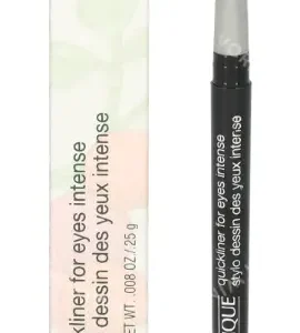 Clinique Quickliner For Eyes Intense 0.25g #09 Intense Ebony fles en verpakking