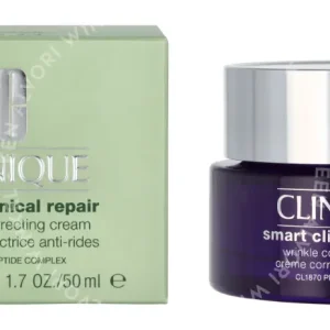 Clinique Smart Clinical Repair Wrinkle Correcting Cream 50ml All Skin Types fles en verpakking