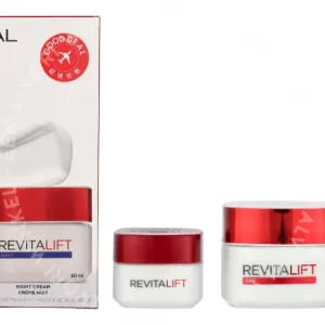 L'Oreal Advanced Revitalift Program 115ml Eye Cream 15ml/Day Cream 50ml/Night Cream 50ml fles en verpakking