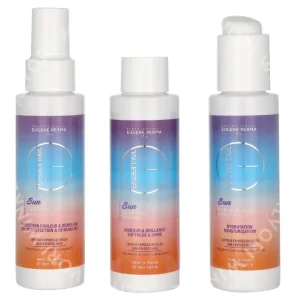 Eugene Perma Essentiel Sun Travel Set 300ml 3x100ml - Protective Spray/After-Sun Shampoo/After-Sun Gel fles