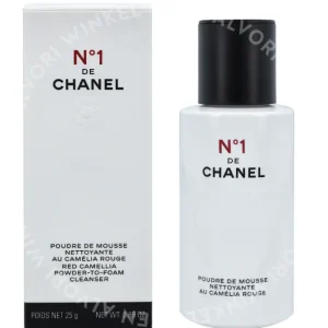 Chanel N1 Red Camelia Powder-to-Foam Cleanser 25g  fles en verpakking