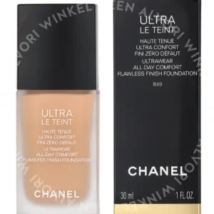 Chanel Ultra Le Teint Flawless Finish Fluid Foundation 30ml B20 fles en verpakking