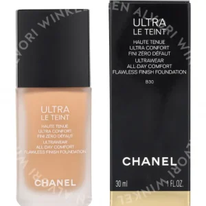 Chanel Ultra Le Teint Flawless Finish Fluid Foundation 30ml B30 fles en verpakking