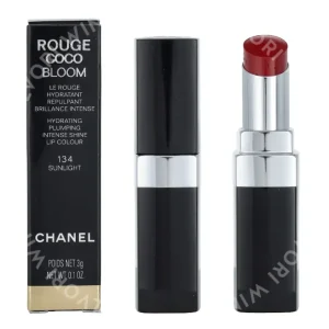 Chanel Rouge Coco Bloom Plumping Lipstick 3g #134 Sunlight fles en verpakking