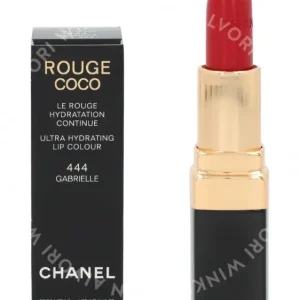 Chanel Rouge Coco Ultra Hydrating Lip Colour 3.5g #444 Gabrielle fles en verpakking