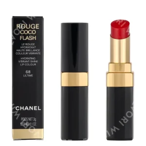 Chanel Rouge Coco Flash Hydrating Vibrant Shine Lip Colour 3g #68 Ultime fles en verpakking