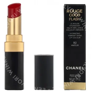 Chanel Rouge Coco Flash Hydrating Vibrant Shine Lip Colour 3g #92 Amour fles en verpakking