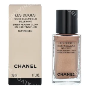 Chanel Les Beiges Sheer Healthy Glow Hightlighting Fluid 30ml Sunkissed fles en verpakking