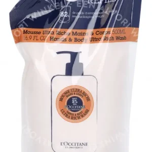 L'Occitane Ultra Rich Hand & Body Wash - Refill 500ml 5% Shea fles