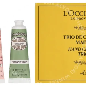L'Occitane Hand Cream Trio Set 90ml Hand Cream 3x 30ml fles en verpakking