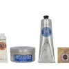 L'Occitane Shea Butter Body Xmas Giftset 430ml Hand Cream 150ml/Body Cream 200ml/Hand Cream 30ml/Shea Soap 50g fles en verpakking