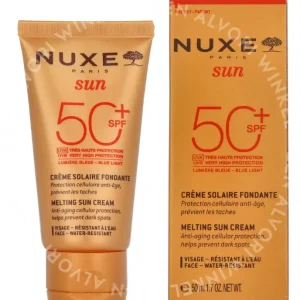 Nuxe Sun Melting Sun Cream SPF50 50ml Face fles en verpakking