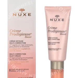 Nuxe Creme Prodigieuse Boost Multi-Correction Silky Cream 40ml Normal To Dry Skin fles en verpakking