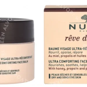 Nuxe Reve De Miel Ultra Comforting Face Balm Dry And Sensitive Skin 50ml  fles en verpakking