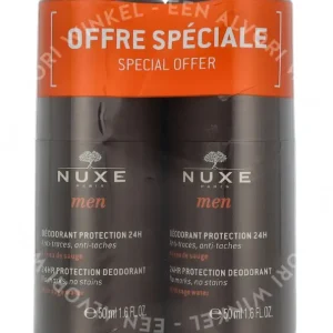 Nuxe Men 24HR Protection Deo Roll-On Duo Set 100ml 2x50ml fles