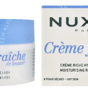 Nuxe Creme Fraiche De Beaute 48H Moisturising Rich Cream 50ml Skin Dry fles en verpakking