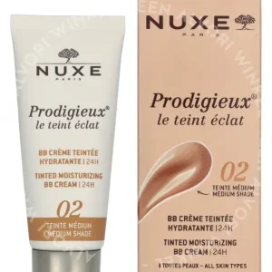 Nuxe Prodigieux Teint Eclat BB Creme 30ml Medium fles en verpakking