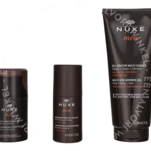 Nuxe Men Exclusively For Him Set 300ml Shower Gel 200ml/Deodorant 24H Protection 50ml/Moisturizing Gel 50ml fles