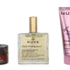 Nuxe The Iconics Giftset 115ml Huile Prodigieuse 50ml/Honey Lip Balm 15g/High Shine Shampoo 50ml fles