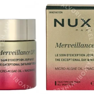 Nuxe Merveillance Lift Exceptional Day & Night Cream For All Skin Types 75ml fles en verpakking