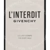 Givenchy L'Interdit The Body Milk 200ml  verpakking