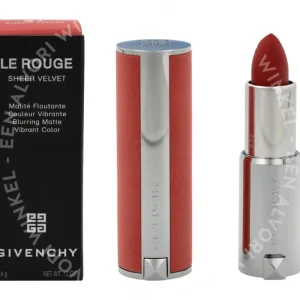 Givenchy Le Rouge Sheer Velvet Matte Refillable Lipstick 3.4g #027 fles en verpakking