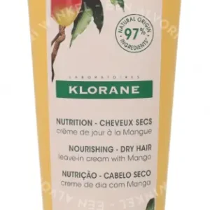 Klorane Leave-In Cream With Mango Butter 125ml Dry Hair verpakking