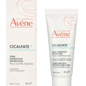 Avene Cicalfate+ Hydrating Skin Repairing Emulsion 40ml  fles en verpakking
