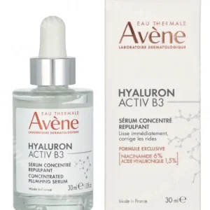 Avene Hyaluron Activ B3 Concentrated Plumping Serum 30ml  fles en verpakking